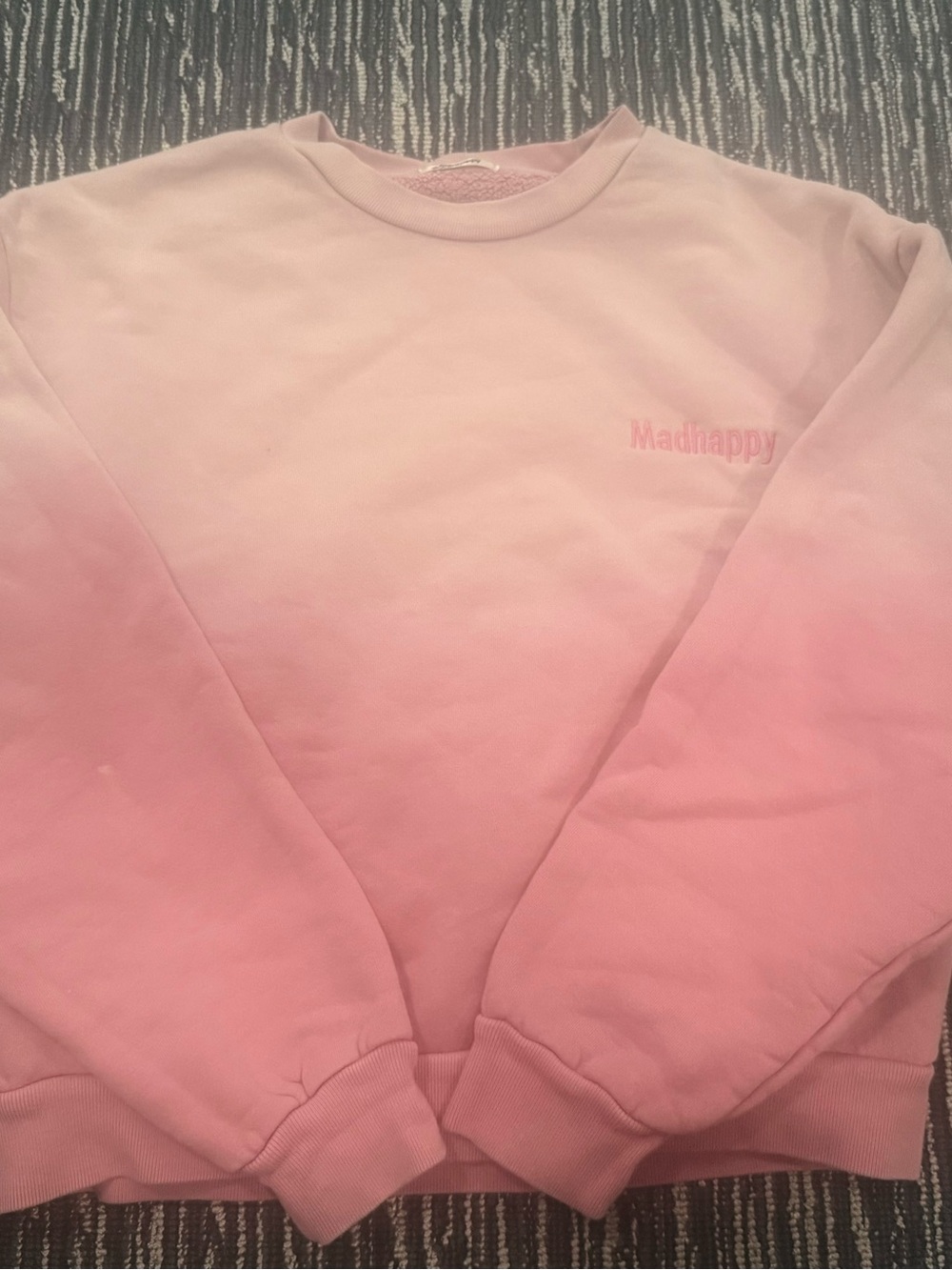 Madhappy Soft Pink Sherpa Crewneck